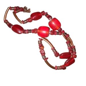 Long Costume Necklace #4